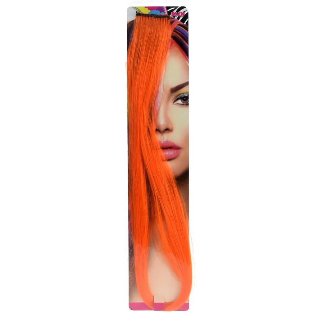 Toi-Toys fluorescerende haarclip 50 cm oranje