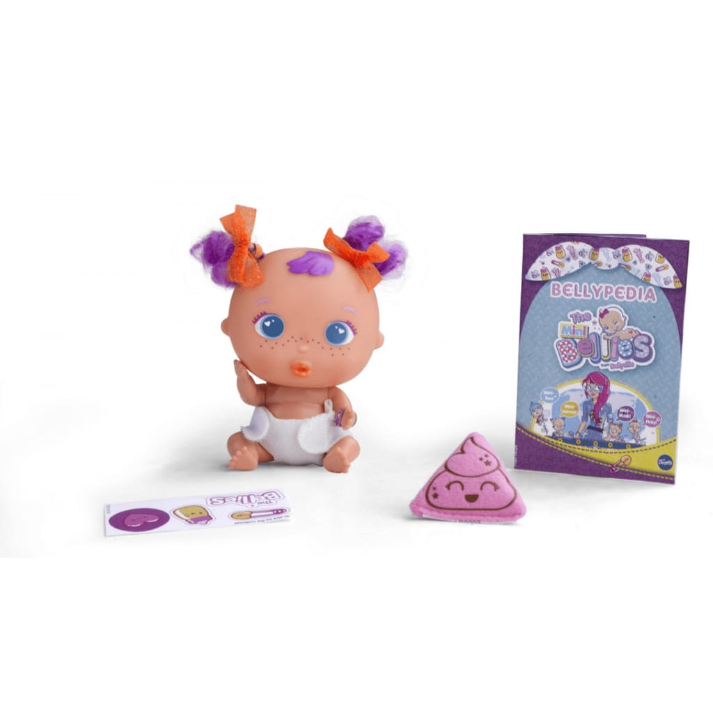 Splash Toys Mini-babypop The Bellies Muak 17 mm meisjes paars