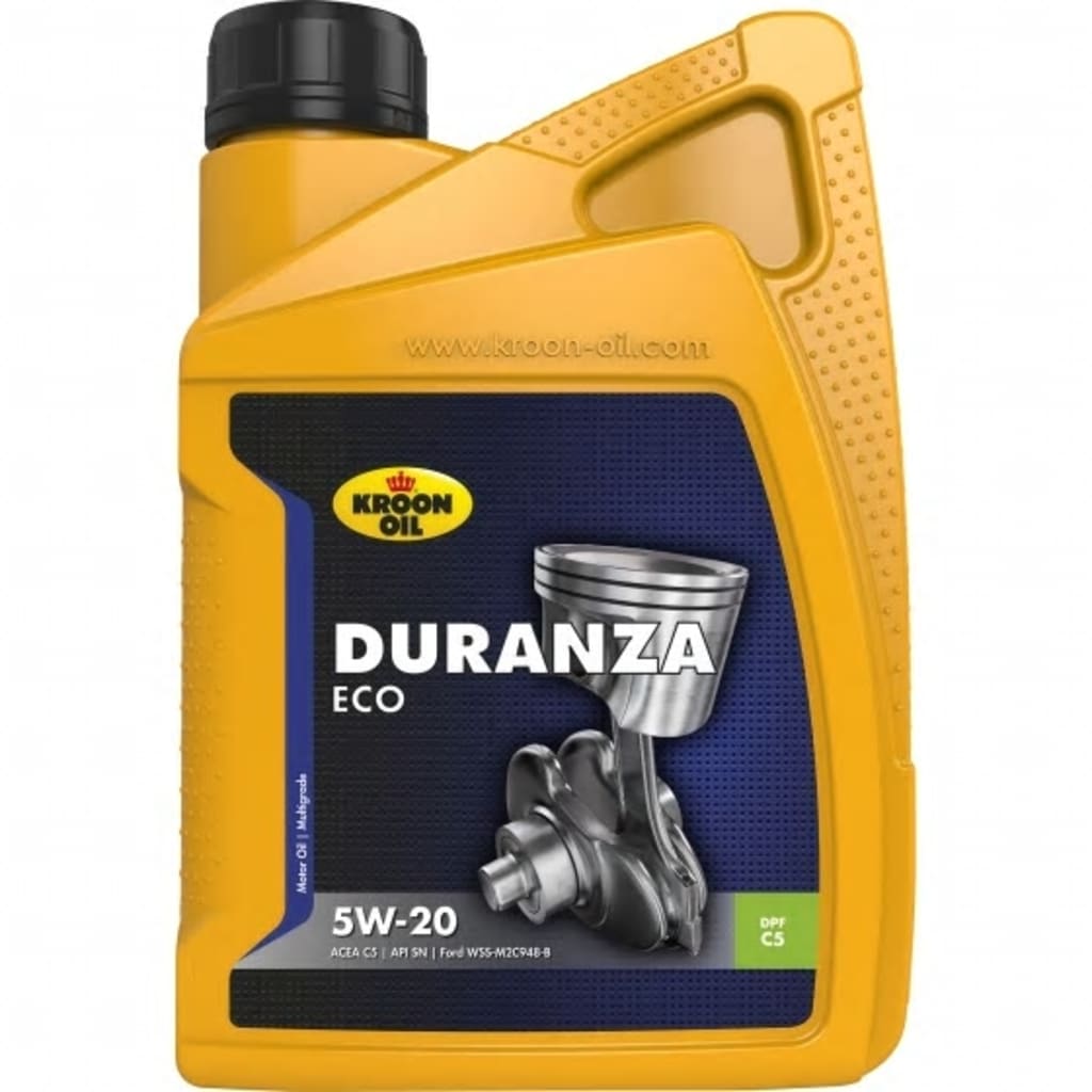 Afbeelding Kroon Oil motorolie synthetisch Duranza Eco 5W-20 1 liter door Vidaxl.nl