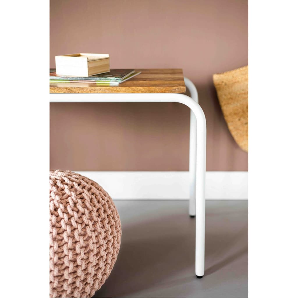 KidsDepot Table Original Bois de manguier Blanc