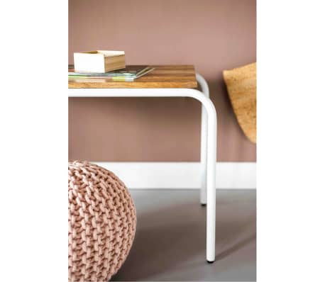 KidsDepot Table Original Bois de manguier Blanc