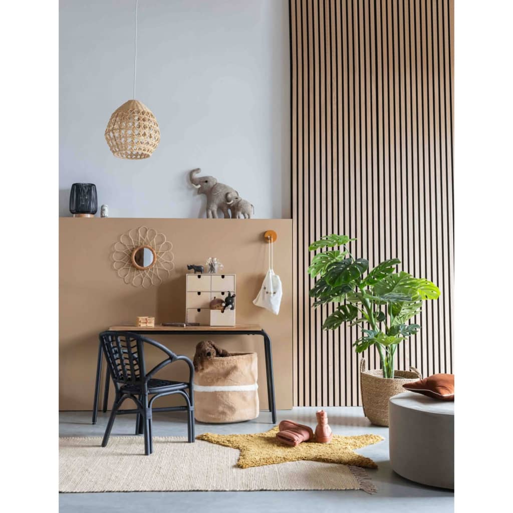 Kids Depot Tisch Original Mangoholz Schwarz