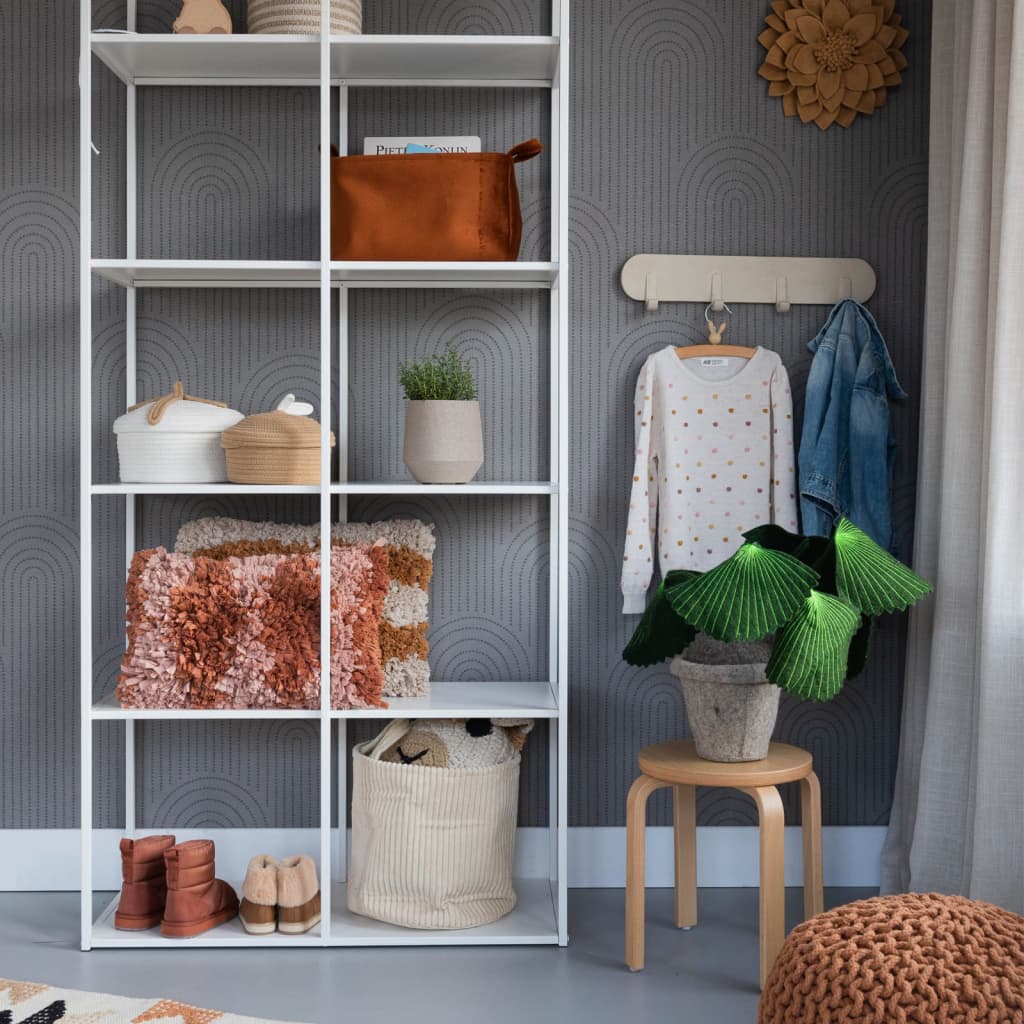 Kids Depot Garderobe Xavy 51x 5,5x 9 cm Holz Cremeweiß