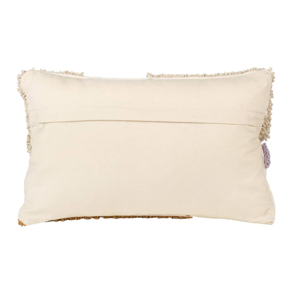 KidsDepot Coussin Kaya 50x30 cm Coton Lilas