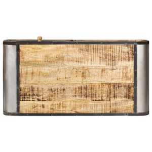 Konferenční stolek 100 x 50 x 35 cm masivní mangovníkové dřevo - obrázek 4