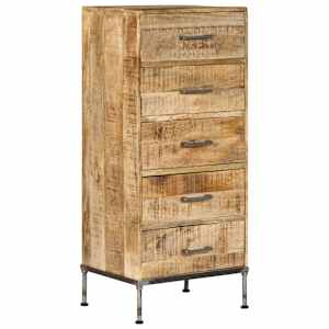 vidaXL kummut, 45 x 35 x 106 cm, toekas mangopuit