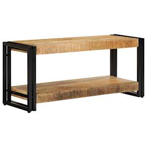 TV stolek 90 x 30 x 40 cm masivní mangovníkové dřevo - obrázek 4
