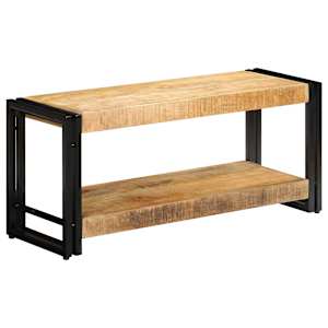 TV stolek 90 x 30 x 40 cm masivní mangovníkové dřevo - obrázek 9