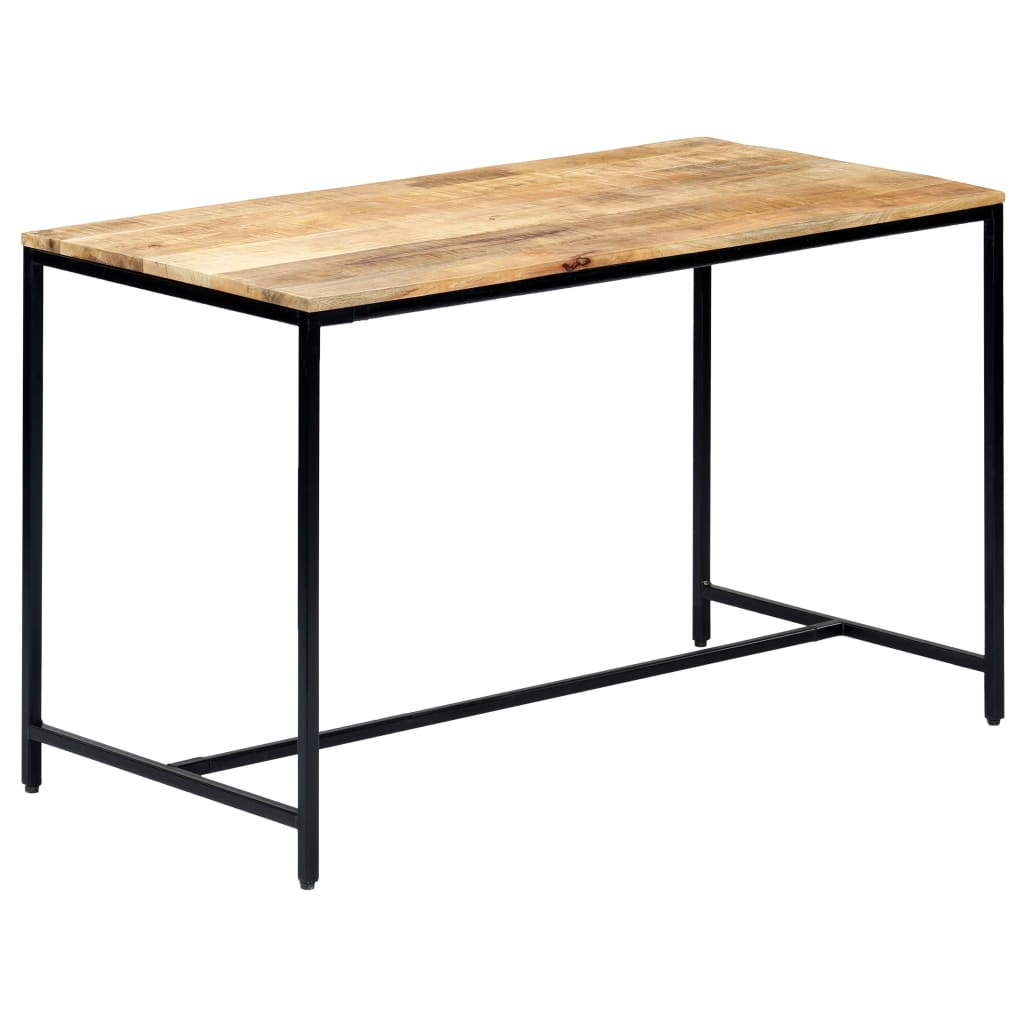 vidaXL Spisebord 120x60x75 cm grov heltre mango - Møbler > Bord > Spisebord