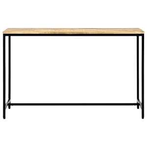 vidaXL Spisebord 120x60x75 cm grov heltre mango