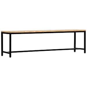 vidaXL Spisebenk 160 cm grov heltre mango