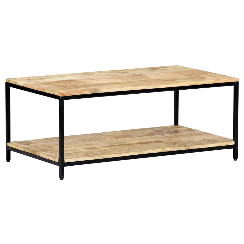 tömör mangófa dohányzóasztal 110 x 60 x 45 cm