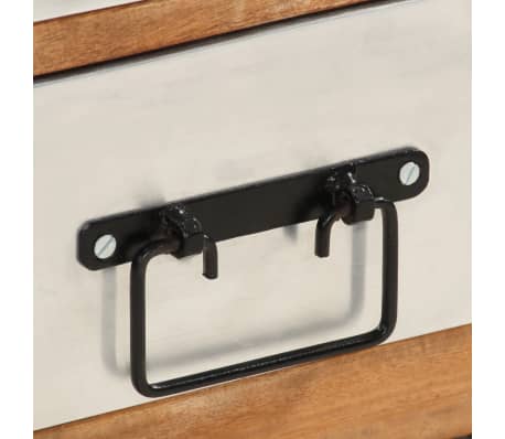 Panca In Legno Massello Recuperato VidaXL 115 Cm - Stile Vintage, Multicolore, Portata 110 Kg