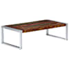vidaXL kohvilaud, 120 x 60 x 35 cm, taastatud puit