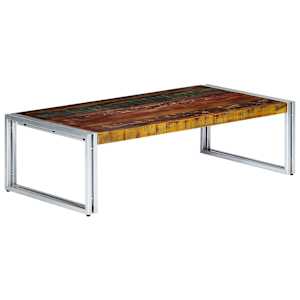 Konferenční stolek 120 x 60 x 35 cm masivní recyklované dřevo - obrázek 9