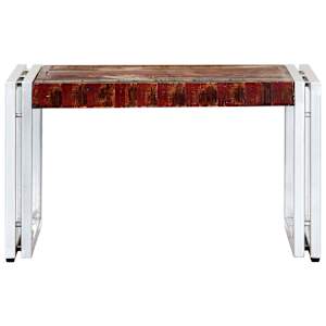 vidaXL Kavos staliukas, 60x60x35cm, perdirbtos medienos masyvas