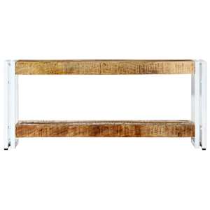 TV stolek 90 x 30 x 40 cm masivní mangovníkové dřevo - obrázek 2