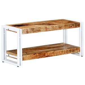 TV stolek 90 x 30 x 40 cm masivní mangovníkové dřevo - obrázek 8