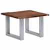 vidaXL kohvilaud naturaalsete servadega 60x60x40 cm akaatsiapuit