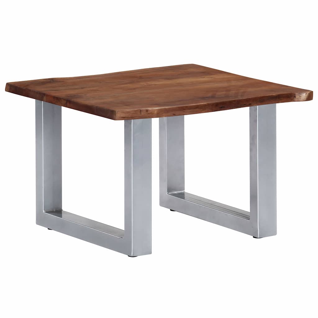 vidaXL Konferenční stolek s živou hranou 60x60x40 cm masivní akácie