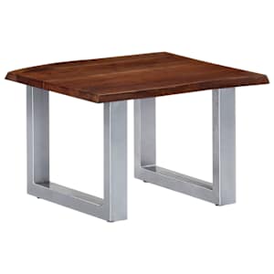 Konferenční stolek s živou hranou 60x60x40 cm masivní akácie - obrázek 9