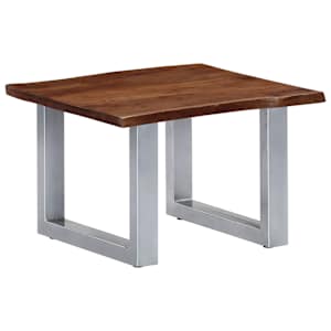 Konferenční stolek s živou hranou 60x60x40 cm masivní akácie - obrázek 10