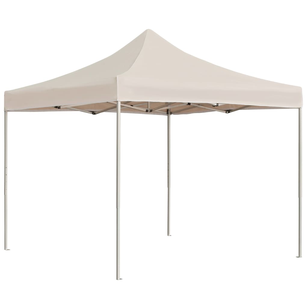Image of vidaXL Professional Folding Party Tent Aluminium 3x3 m Cream
