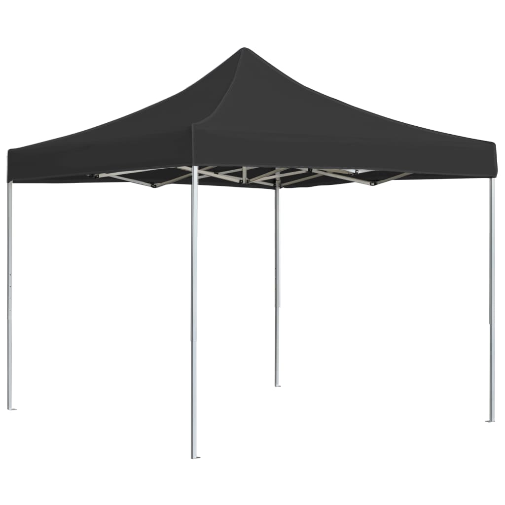 Image of vidaXL Professional Folding Party Tent Aluminium 3x3 m Anthracite