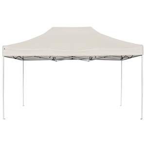 vidaXL Tente de r&eacute;ception pliable Aluminium 4,5x3 m Cr&egrave;me