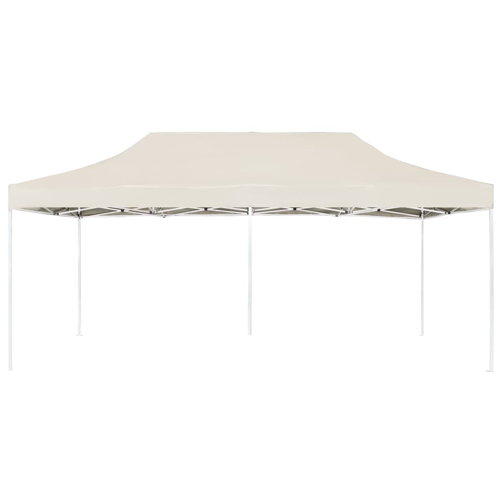 

vidaXL Partytent professioneel inklapbaar 6x3 m aluminium crème