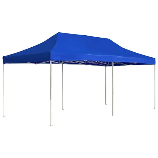 vidaXL kokkupandav peotelk, alumiinium, 6 x 3 m, sinine