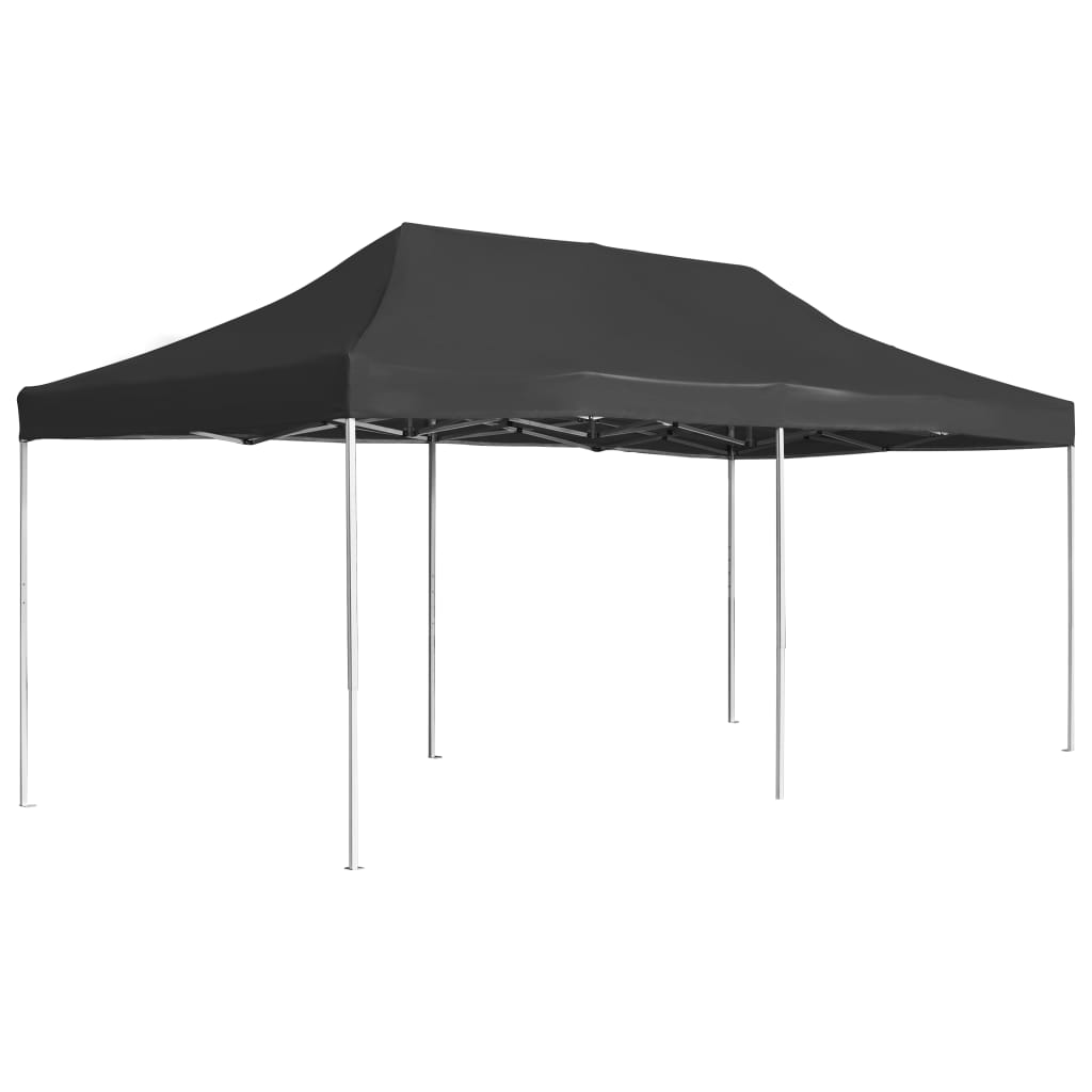 vidaXL Profi-Partyzelt Faltbar Aluminium 6x3 m Anthrazit