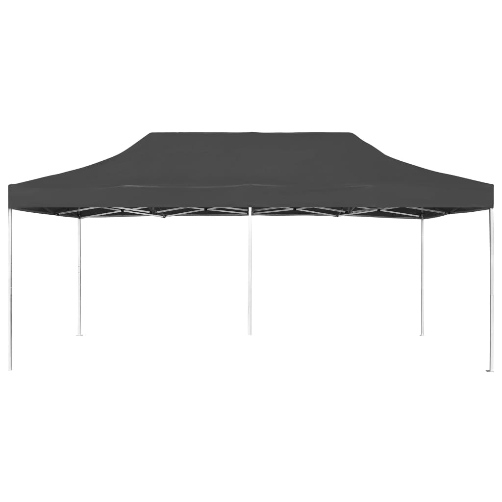 vidaXL Partytent professioneel inklapbaar 6x3 m aluminium antraciet afbeelding