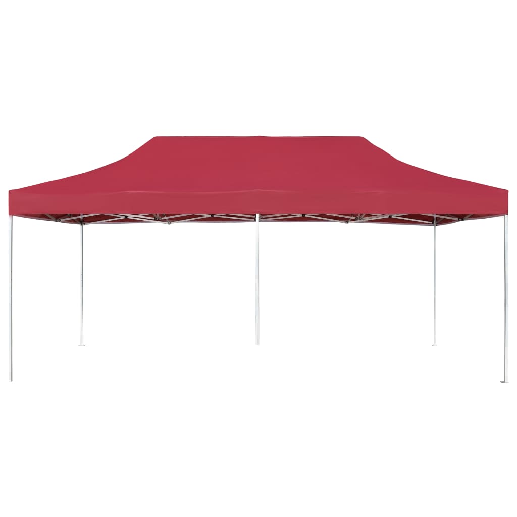 

vidaXL Partytent professioneel inklapbaar 6x3 m aluminium wijnrood