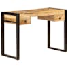 vidaXL kirjutuslaud 2 sahtliga, 110 x 50 x 77 cm, mangopuit