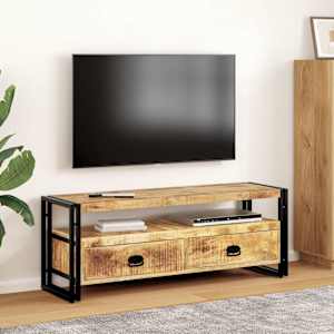 TV omarica iz trdnega mangovega lesa 120x35x45 cm