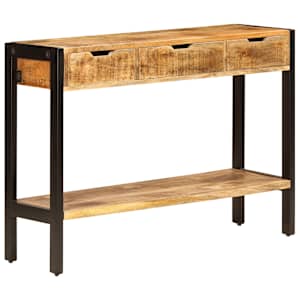 Příborník se 3 zásuvkami 110 x 35 x 75 cm masivní mangovník - obrázek 1