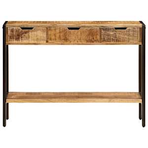Příborník se 3 zásuvkami 110 x 35 x 75 cm masivní mangovník - obrázek 3