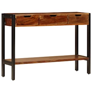 Příborník se 3 zásuvkami 110x35x75 cm masivní akáciové dřevo - obrázek 2