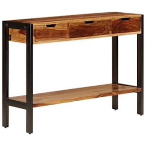 Příborník se 3 zásuvkami 110x35x75 cm masivní akáciové dřevo - obrázek 10