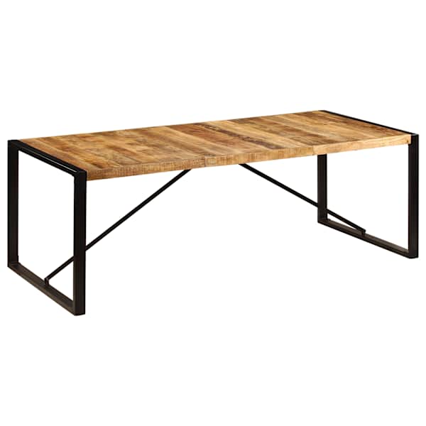 vidaXL s&ouml;&ouml;gilaud mangopuidust, 220 x 100 x 75 cm