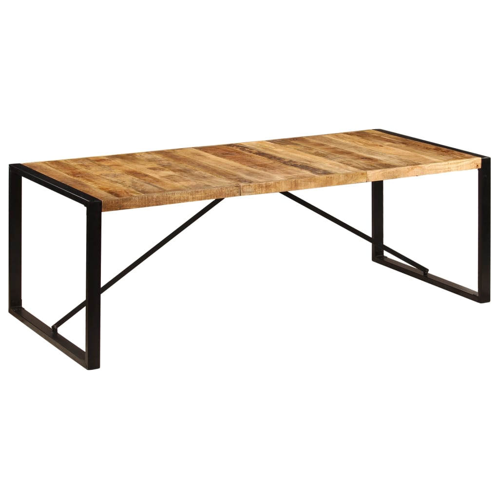 vidaXL Masă de bucătărie, 220 x 100 x 75 cm, lemn masiv de mango 100