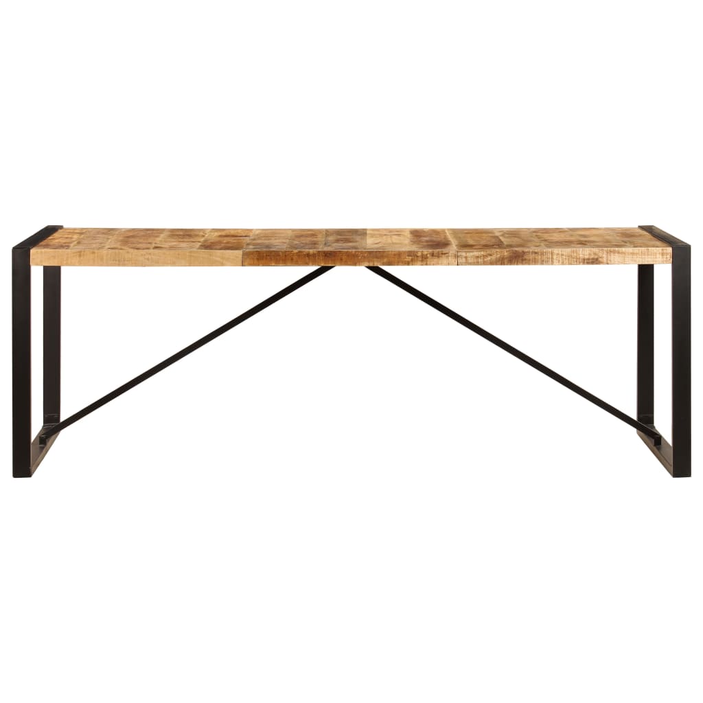 

vidaXL Eettafel 220x100x75 cm massief mangohout