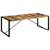 vidaXL s&ouml;&ouml;gilaud 220 x 100 x 75 cm, toekas taaskasutatud puit