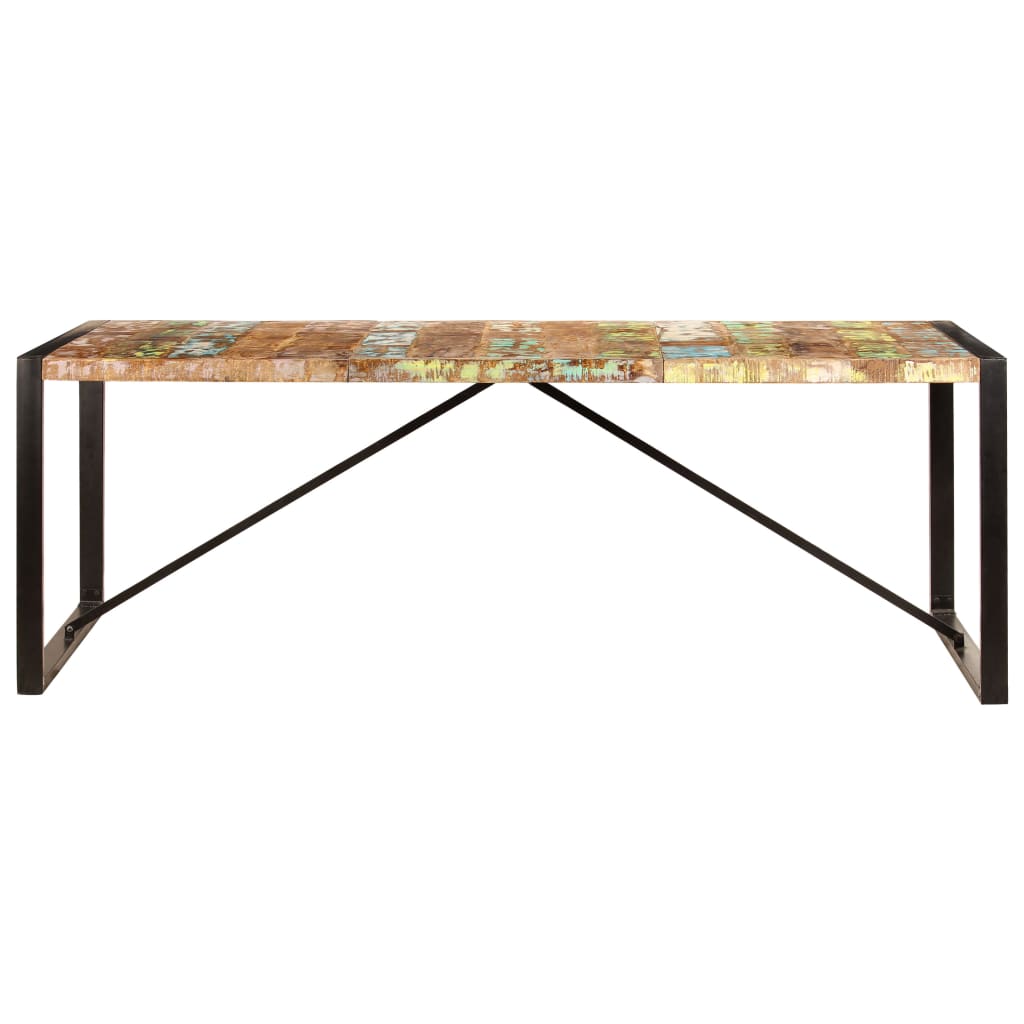 

vidaXL Eettafel 220x100x75 cm massief gerecycled hout