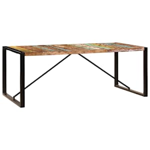 Jídelní stůl 200 x 100 x 75 cm masivní recyklované dřevo - obrázek 3