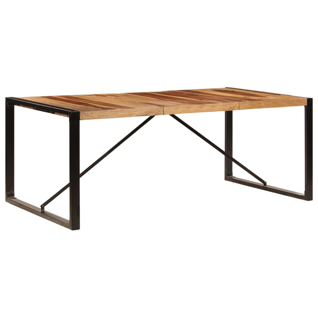 Blagovaonski stol od masivnog drva šišama 200 x 100 x 75 cm