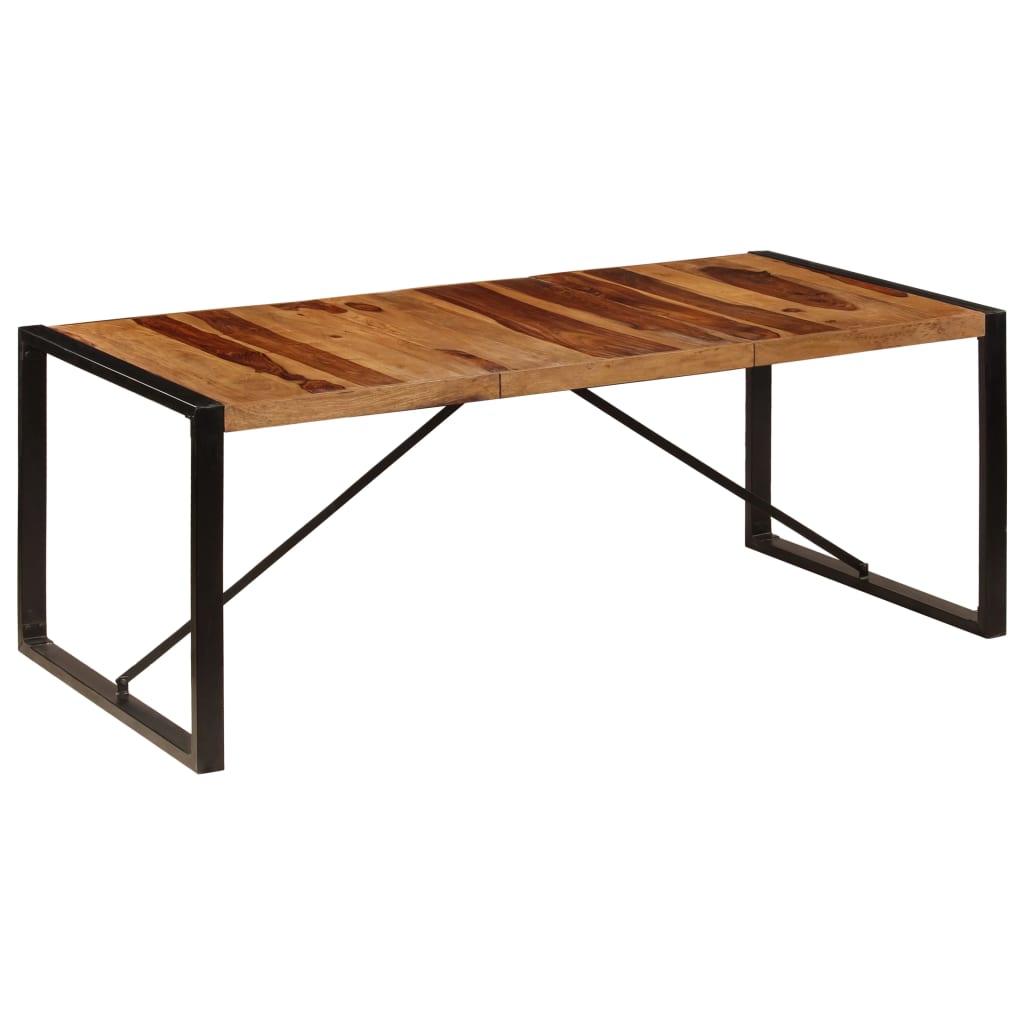 Blagovaonski stol od masivnog drva šišama 200 x 100 x 75 cm