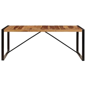 Jídelní stůl 200 x 100 x 75 cm masivní akáciové dřevo - obrázek 2