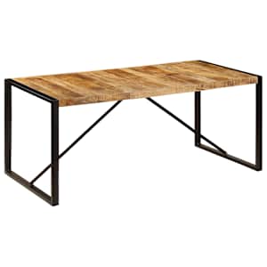 Jídelní stůl 180 x 90 x 75 cm masivní mangovníkové dřevo - obrázek 7
